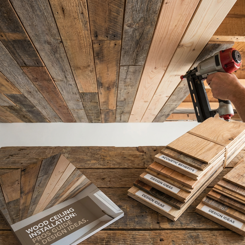 Detail view: Wood Ceiling Installation: Pros Guide & Design Ideas