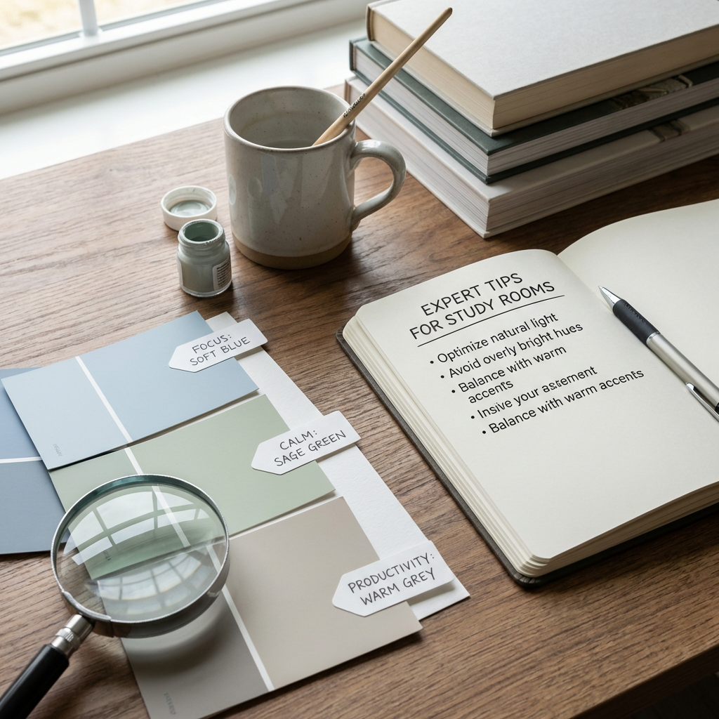 Detail view: Paint Colors for Study Rooms: Expert Tips for Focus