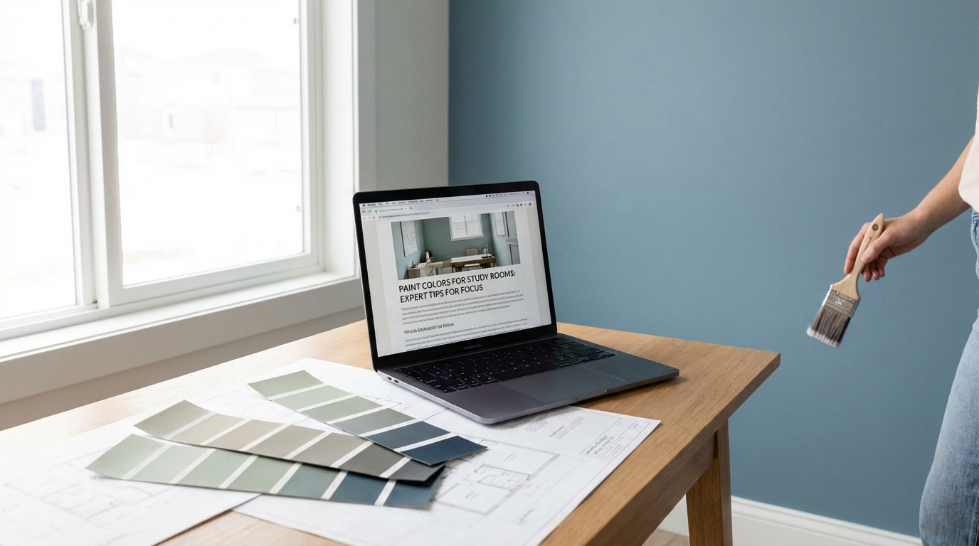 Paint Colors for Study Rooms: Expert Tips for Focus