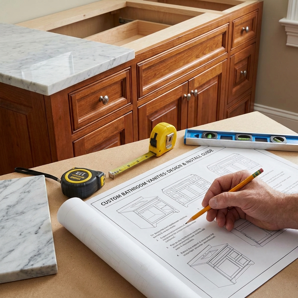 Detail view: Custom Bathroom Vanities: Design & Install Guide