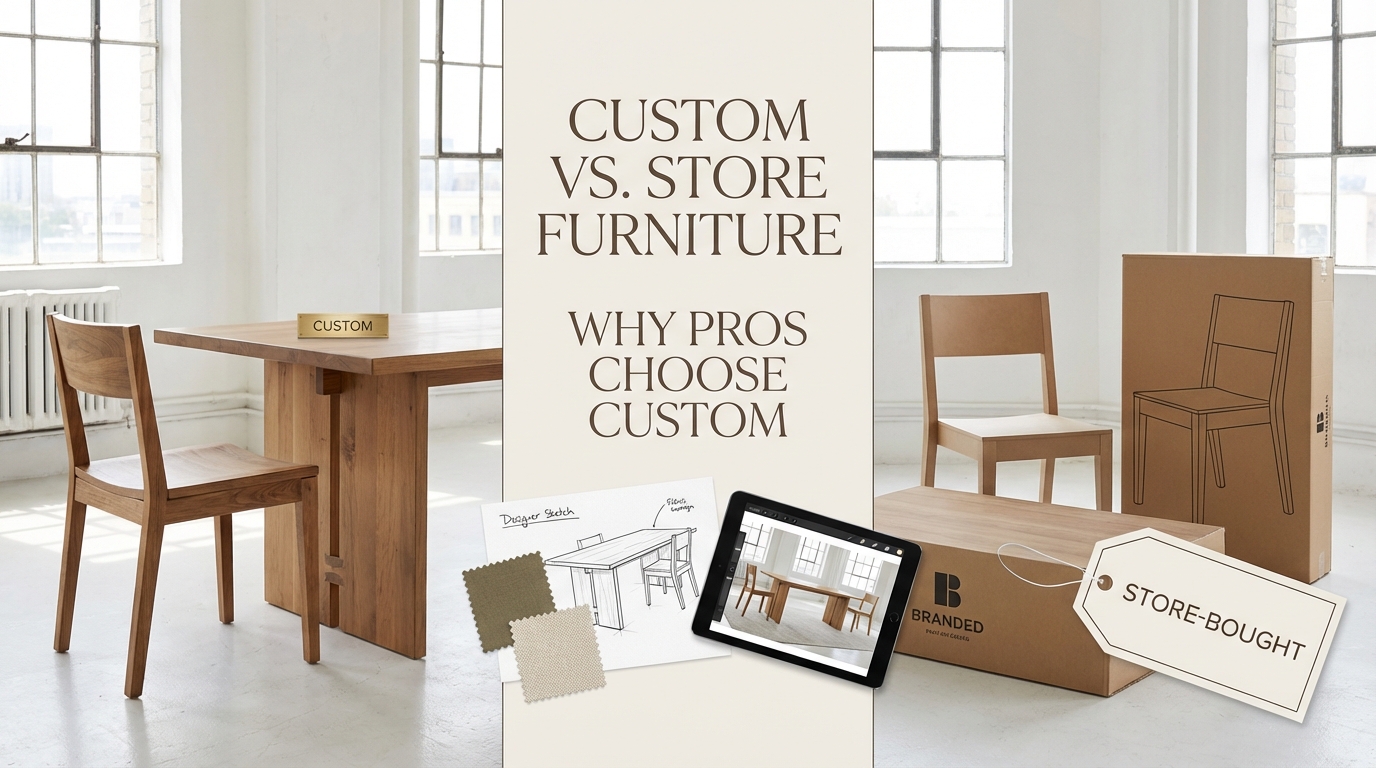 Custom vs Store Furniture: Why Pros Choose Custom