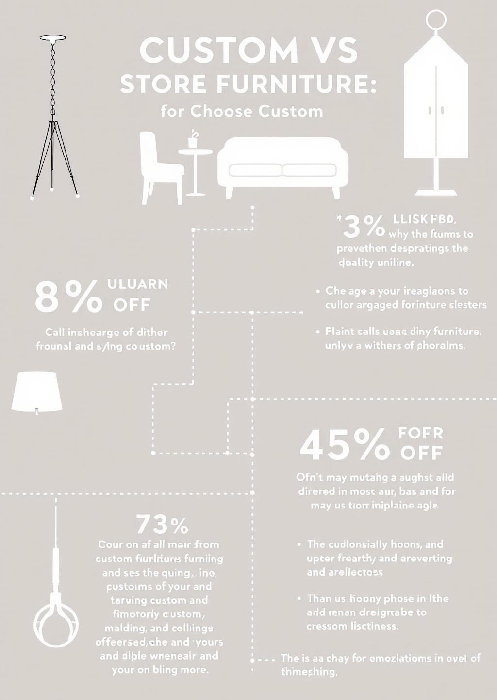 Infographic: Custom vs Store Furniture: Why Pros Choose Custom
