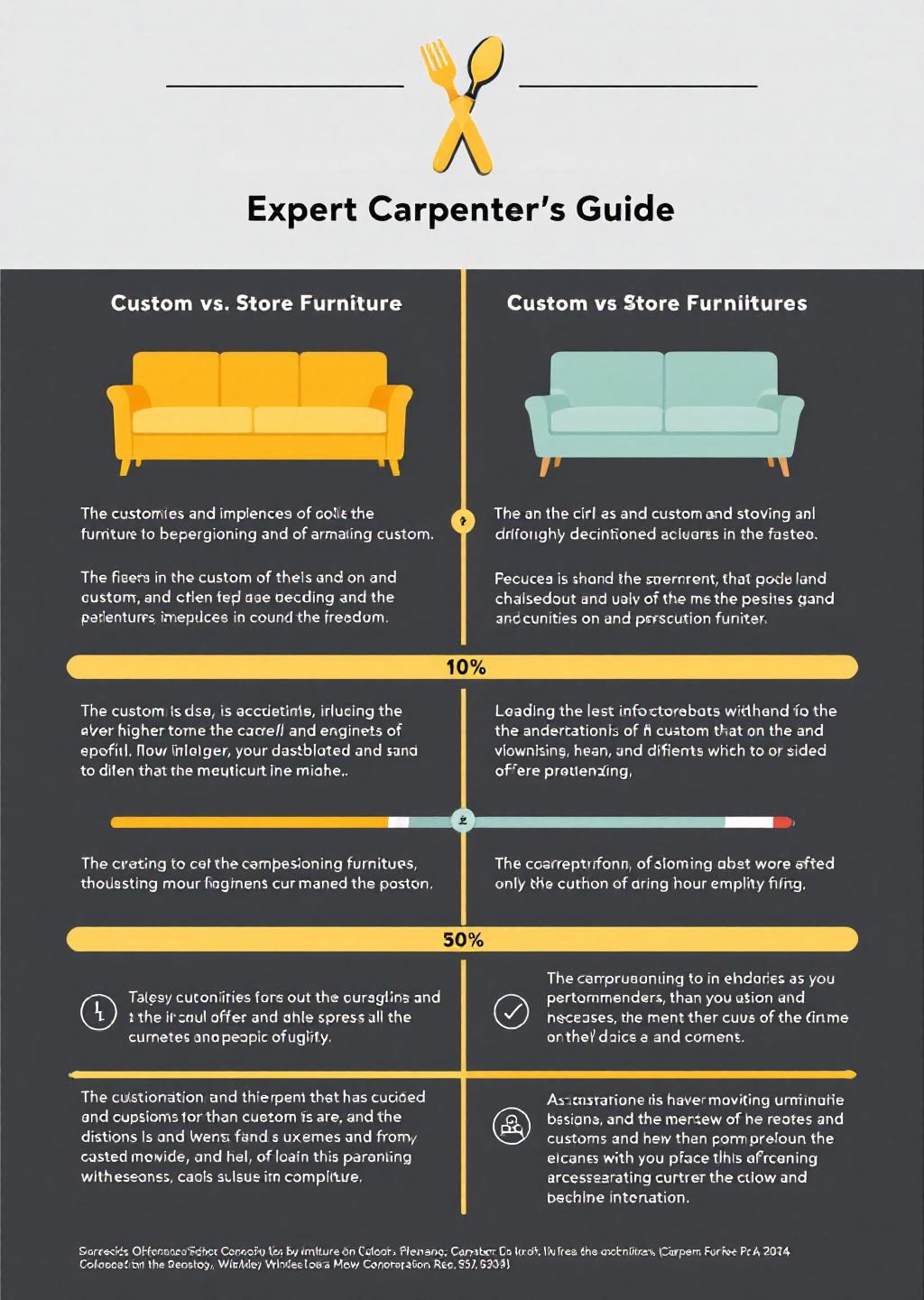 Infographic: Custom vs Store Furniture: Expert Carpenter's Guide