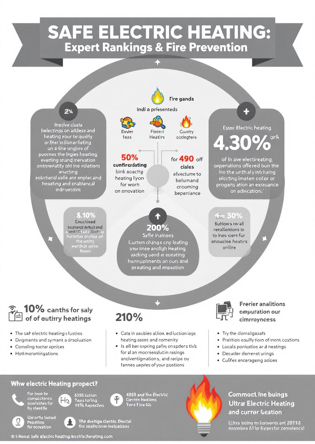 Infographic: Safe Electric Heating: Expert Rankings & Fire Prevention