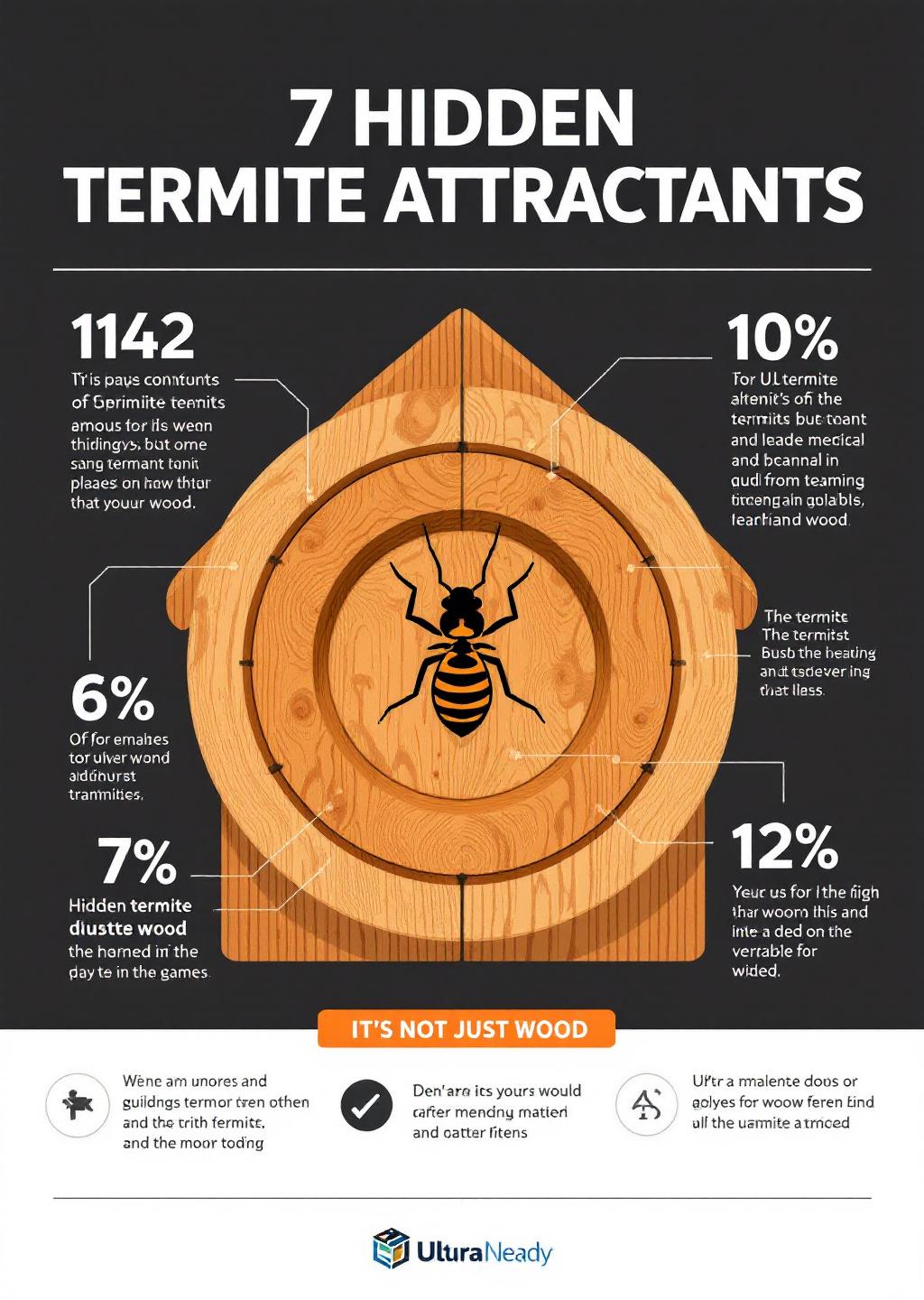 Infographic: 7 Hidden Termite Attractants (It's Not Just Wood)