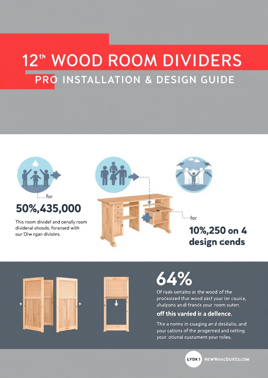Infographic: Wood Room Dividers: Pro Installation & Design Guide 2024
