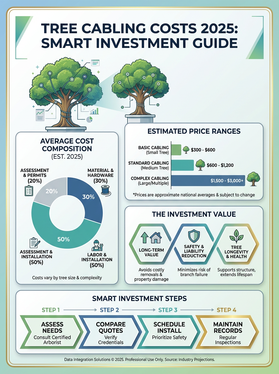 Infographic: Tree Cabling Costs 2025: Smart Investment Guide