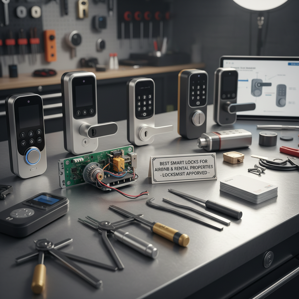 Best Smart Locks for Airbnb & Rental Properties According to Locksmiths - Professional equipment used for Best Smart Locks for Airbnb & Rental Properties According to Locksmiths