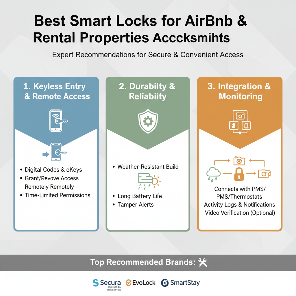 Best Smart Locks for Airbnb & Rental Properties According to Locksmiths - Understanding Best Smart Locks for Airbnb & Rental Properties According to Locksmiths - visual guide