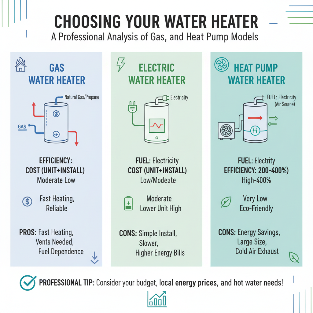 Choosing Your Water Heater: A Professional Analysis of Gas, Electric, and Heat Pump Models - Understanding Choosing Your Water Heater: A Professional Analysis of Gas, Electric, and Heat Pump Models - visual guide