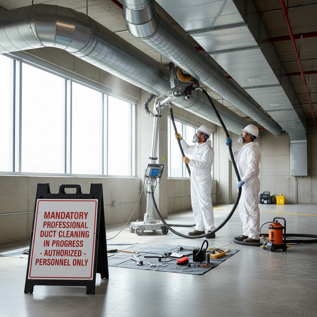 Post-Construction Duct Cleaning: Why Experts Say It's Essential - Mandatory Professional Cleaning - the top choice for air-duct professionals