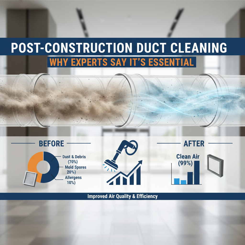 Post-Construction Air Duct Cleaning: Why It’s Crucial for New Homes & Renovations