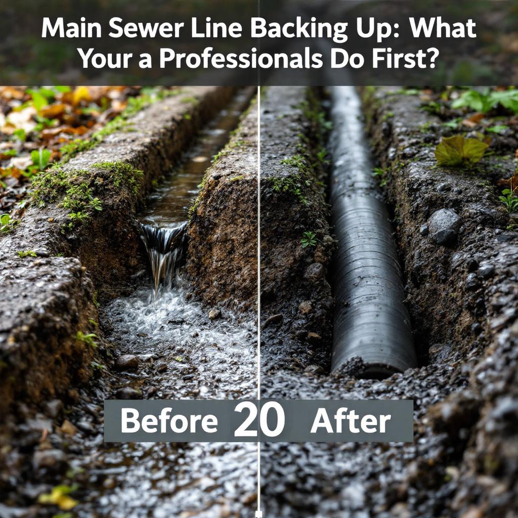 Main Sewer Line Backing Up: What Do Professionals Do First? - Comparing options for Main Sewer Line Backing Up: What Do Professionals Do First?