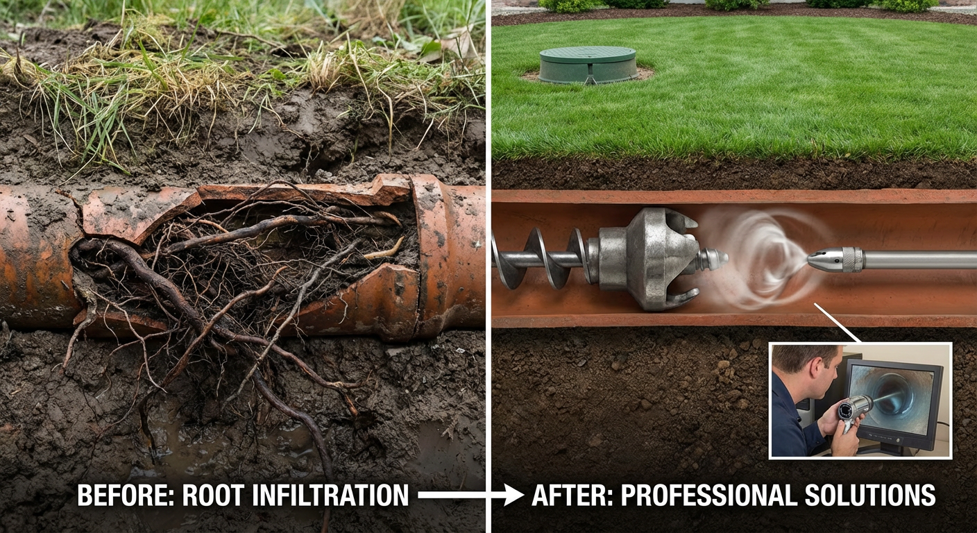 Tree Roots in Septic Lines: How Do Pros Solve This Problem? - Comparing options for Tree Roots in Septic Lines: How Do Pros Solve This Problem?