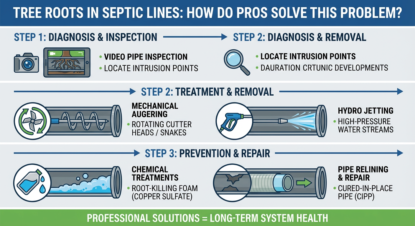 Tree Roots in Septic Lines: How Do Pros Solve This Problem? - Understanding Tree Roots in Septic Lines: How Do Pros Solve This Problem? - visual guide