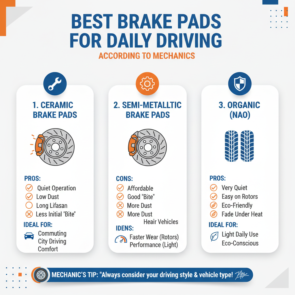 Best Brake Pads For Daily Driving According to Mechanics - Understanding Best Brake Pads For Daily Driving According to Mechanics - visual guide