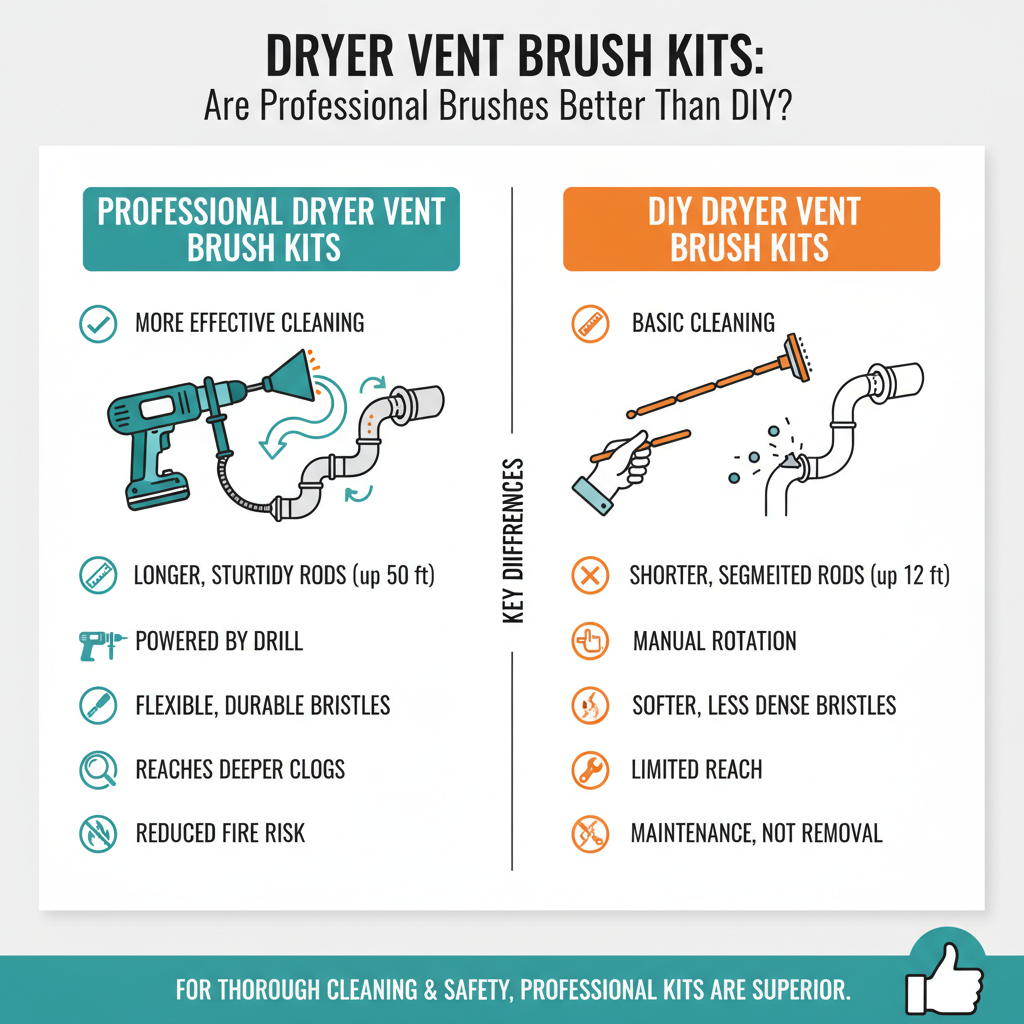 Dryer Vent Brush Kits: Are Professional Brushes Better Than DIY? - Understanding Dryer Vent Brush Kits: Are Professional Brushes Better Than DIY? - visual guide
