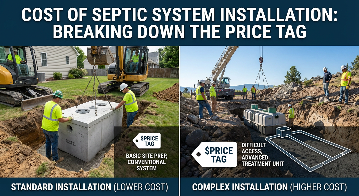 Cost of Septic System Installation: Breaking Down the Price Tag - Comparing options for Cost of Septic System Installation: Breaking Down the Price Tag