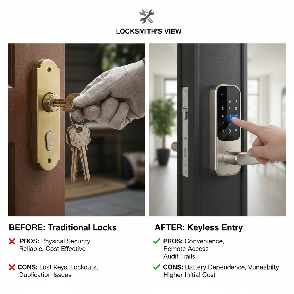 Keyless Entry Systems for Homes: Pros and Cons from a Locksmith's View - Comparing options for Keyless Entry Systems for Homes: Pros and Cons from a Locksmith's View
