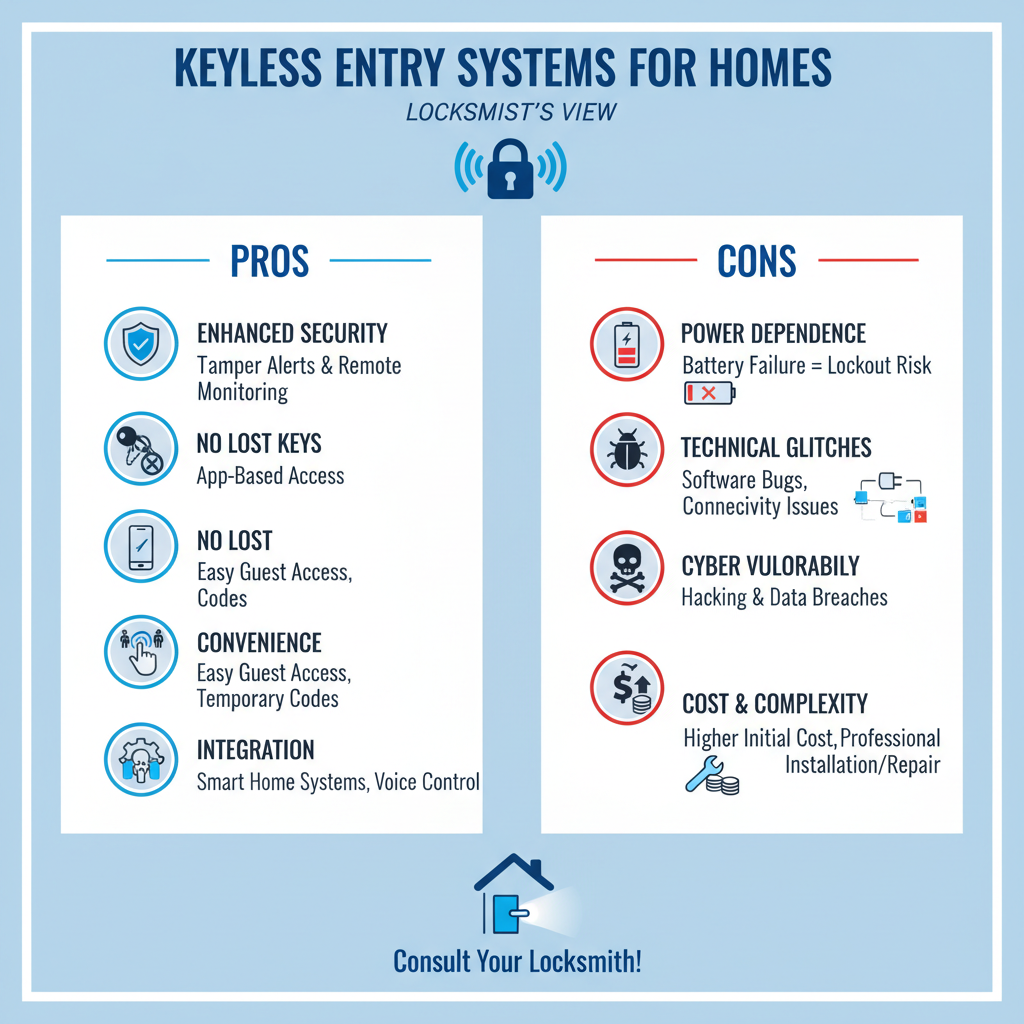Keyless Entry Systems for Homes: Pros and Cons from a Locksmith's View - Understanding Keyless Entry Systems for Homes: Pros and Cons from a Locksmith's View - visual guide