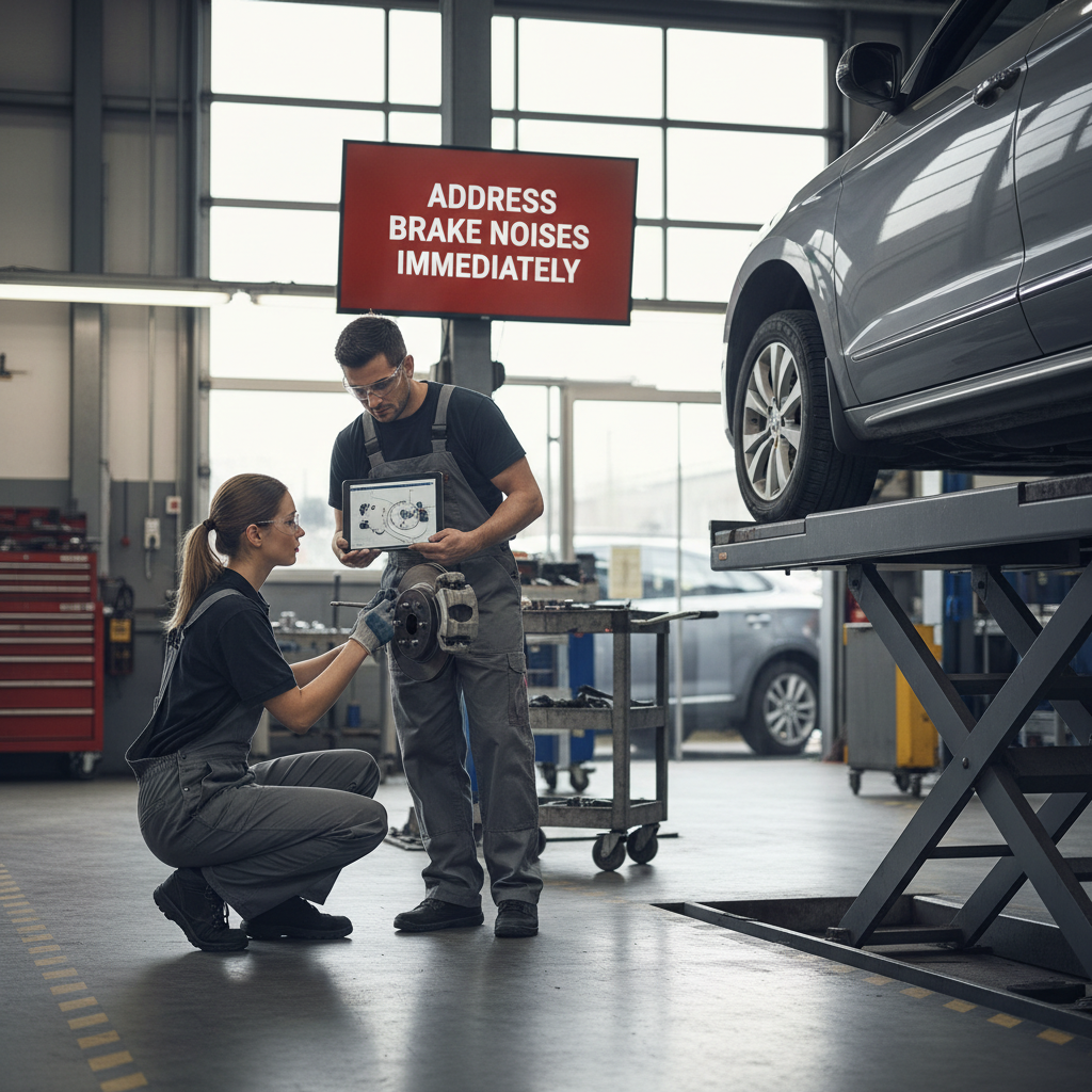 Diagnosing Common Car Noises: A Mechanic's Guide to What They Mean - Address Brake Noises Immediately - the top choice for auto-repair professionals