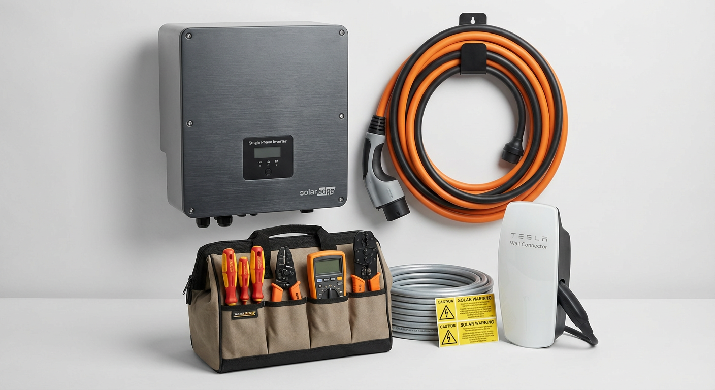 Best EV Charger Integrations with Home Solar Systems: Installer Favorites - Professional equipment used for Best EV Charger Integrations with Home Solar Systems: Installer Favorites