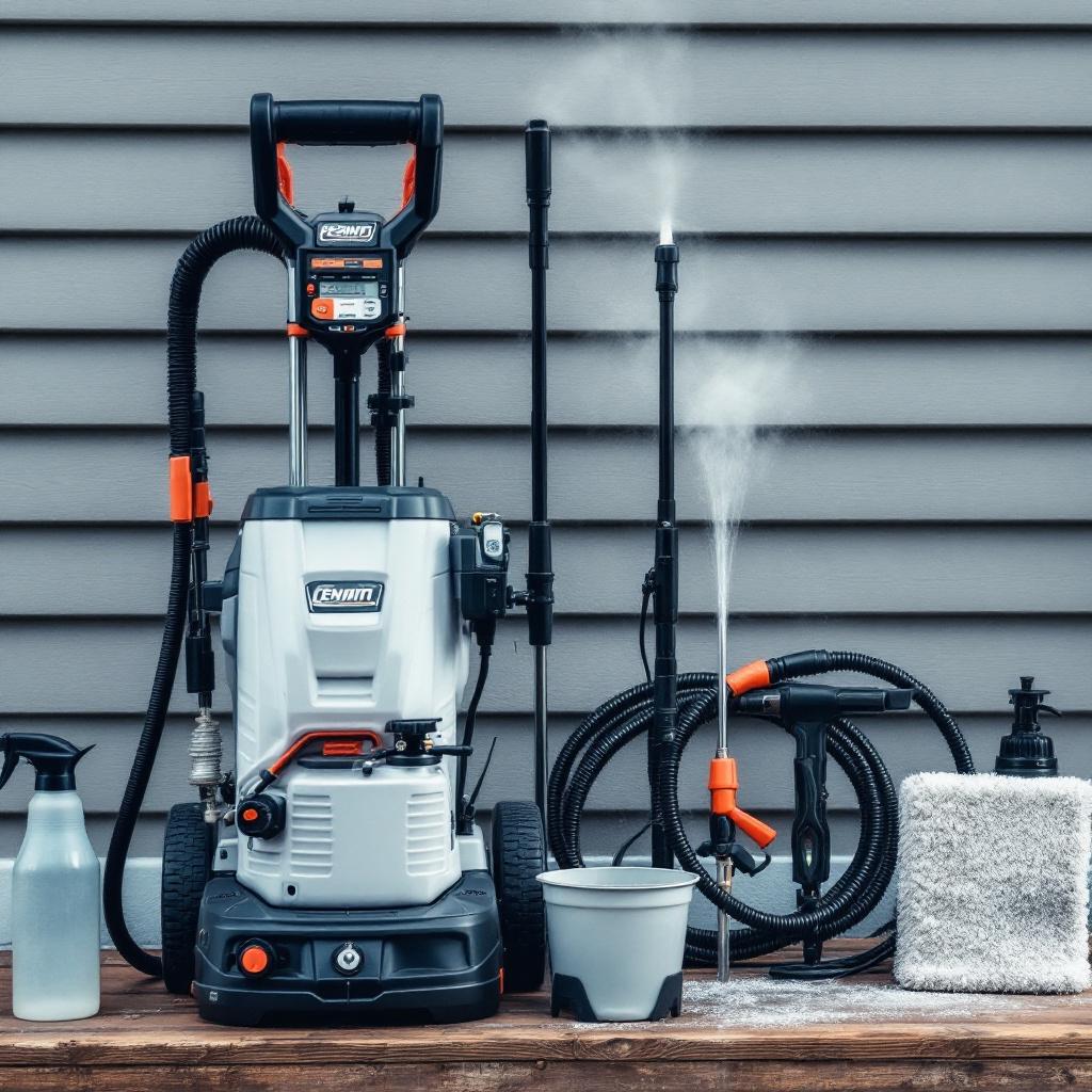 Best Home Siding Cleaning Methods: Pressure Washing Pro Advice - Professional equipment used for Best Home Siding Cleaning Methods: Pressure Washing Pro Advice