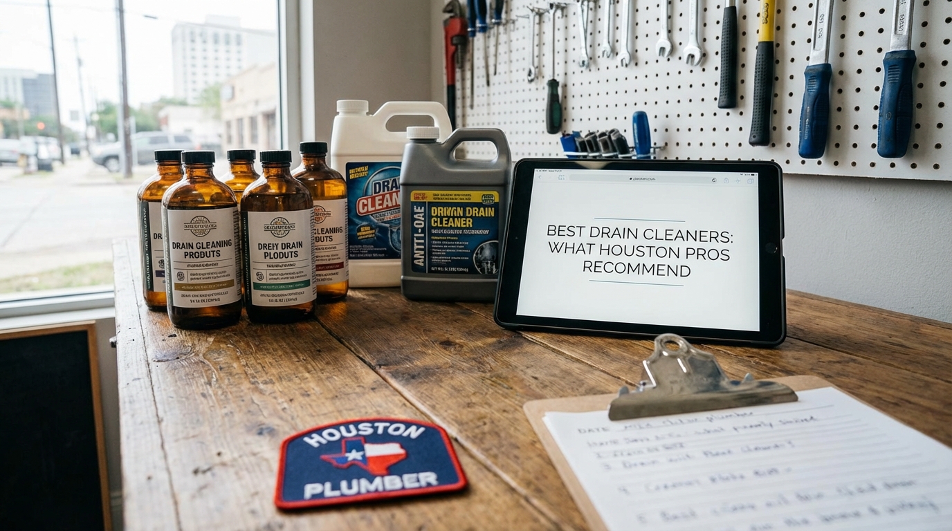 Houston's Best Drain Cleaners 2024: Top Plumber-Recommended Solutions for Clogs & Pipe Health