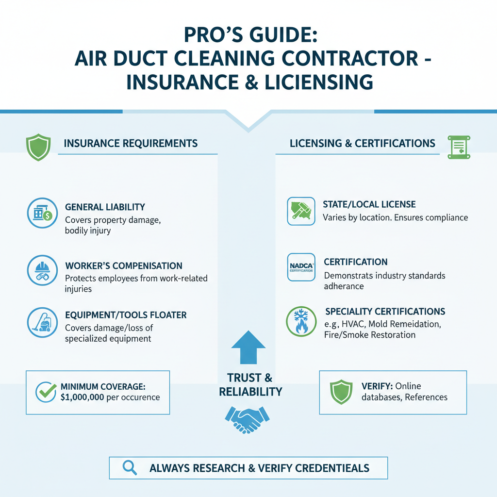 What Pros Look For in an Air Duct Cleaning Contractor's Insurance & Licensing - Understanding What Pros Look For in an Air Duct Cleaning Contractor's Insurance & Licensing - visual guide