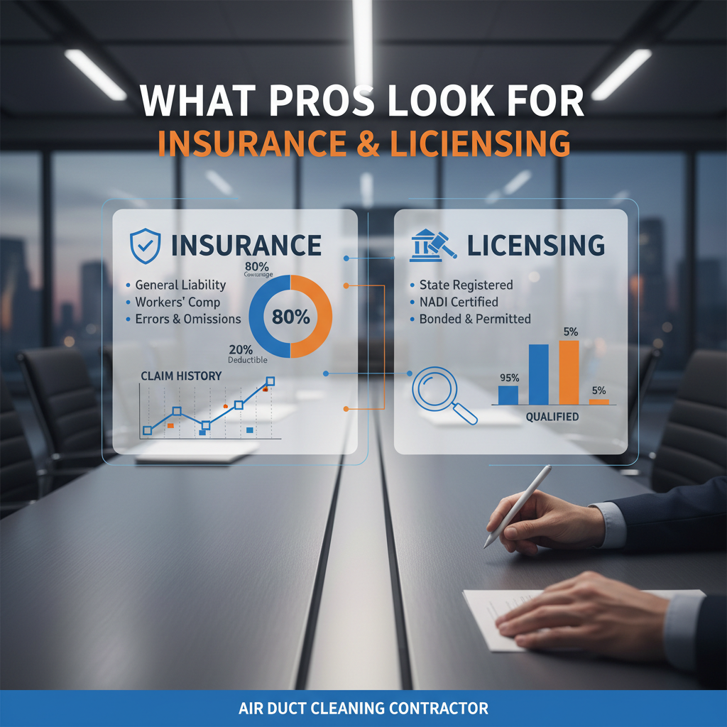 Essential Credentials for Air Duct Cleaning Contractors: Verifying Insurance, Licensing, and Certification