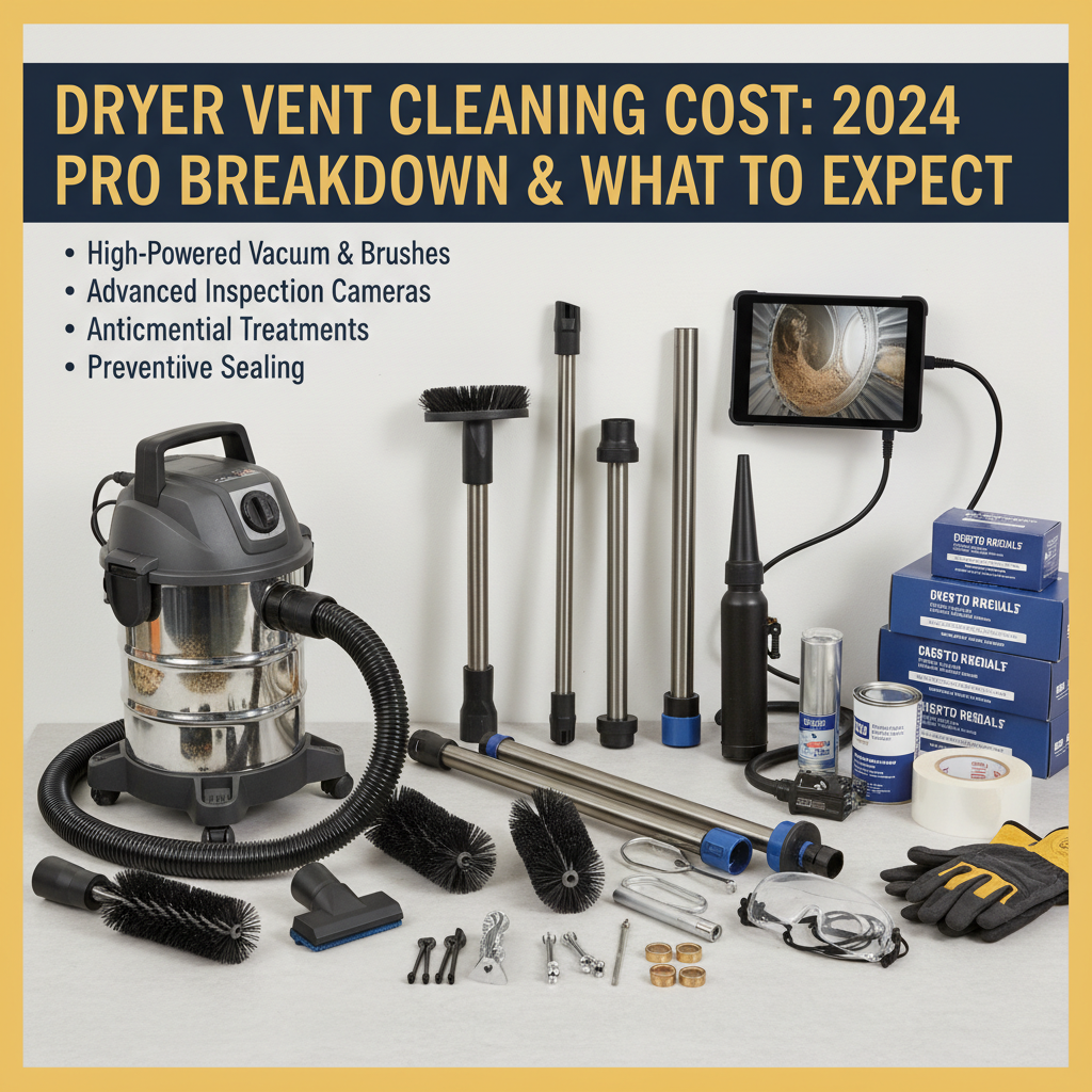 Dryer Vent Cleaning Cost: 2024 Pro Breakdown & What to Expect - Professional equipment used for Dryer Vent Cleaning Cost: 2024 Pro Breakdown & What to Expect