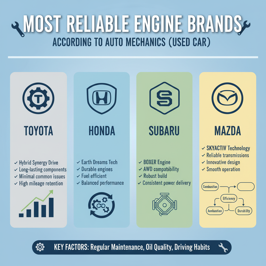 Most Reliable Engine Brands According to Auto Mechanics (Used Cars) - Understanding Most Reliable Engine Brands According to Auto Mechanics (Used Cars) - visual guide