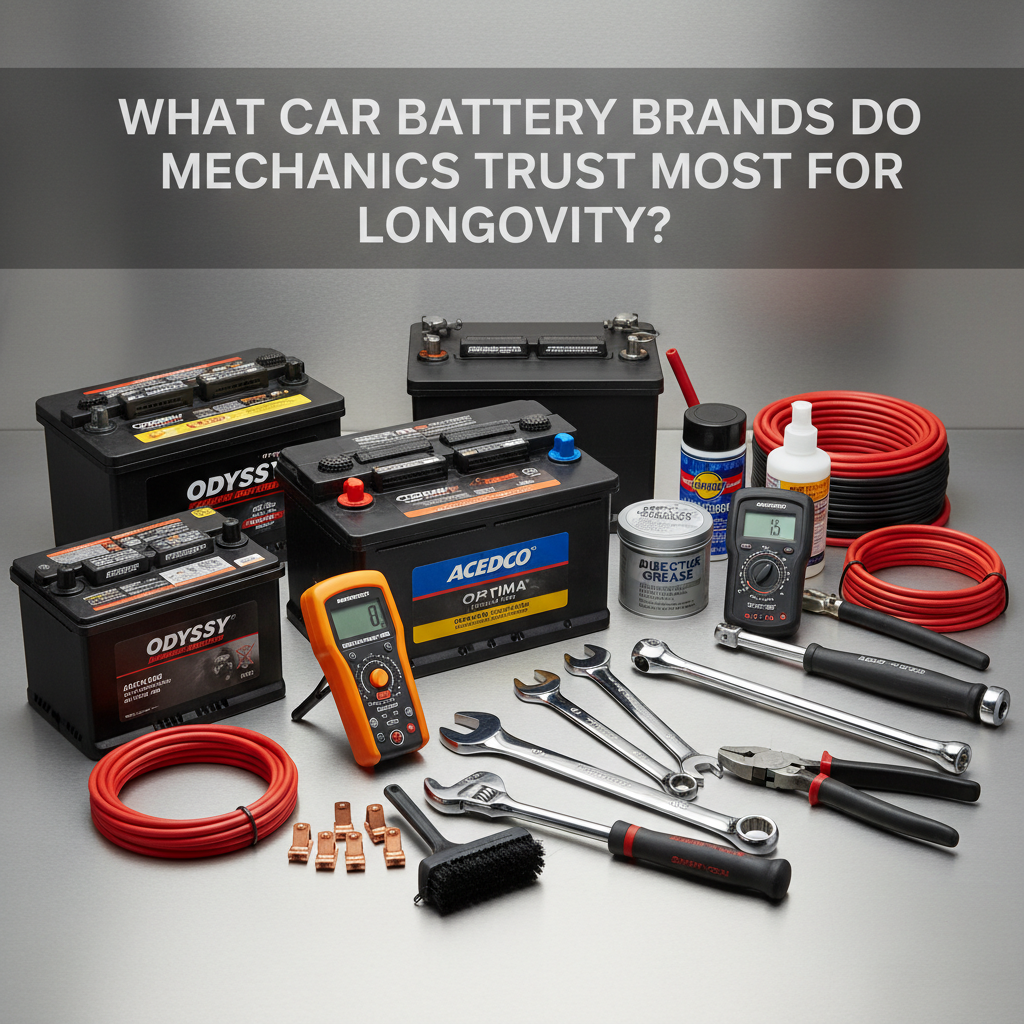What Car Battery Brands Do Mechanics Trust Most for Longevity? - Professional equipment used for What Car Battery Brands Do Mechanics Trust Most for Longevity?