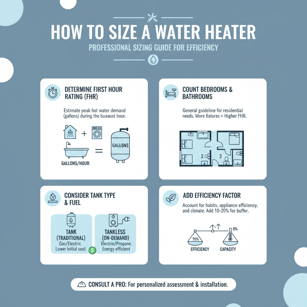 How to Size a Water Heater: Professional Sizing Guide for Efficiency - Understanding How to Size a Water Heater: Professional Sizing Guide for Efficiency - visual guide