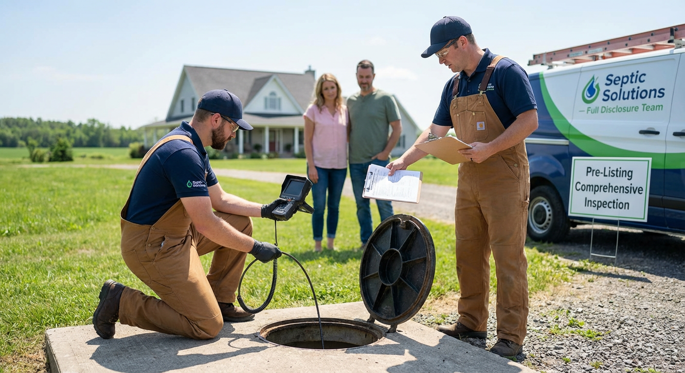 Selling a House with a Septic System: Pro Tips for Inspection & Disclosure - Pre-Listing Comprehensive Inspection & Full Disclosure - the top choice for septic professionals