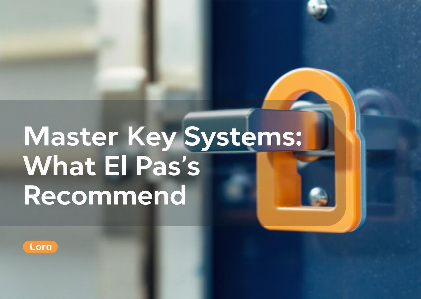 An Expert Analysis of Master Key System Options for Commercial Properties in El Paso, TX