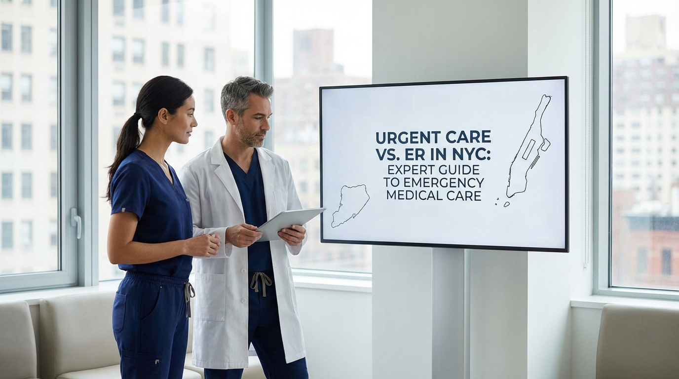 NYC Urgent Care vs. ER: Your Definitive Data-Driven Guide to Smarter Healthcare Choices