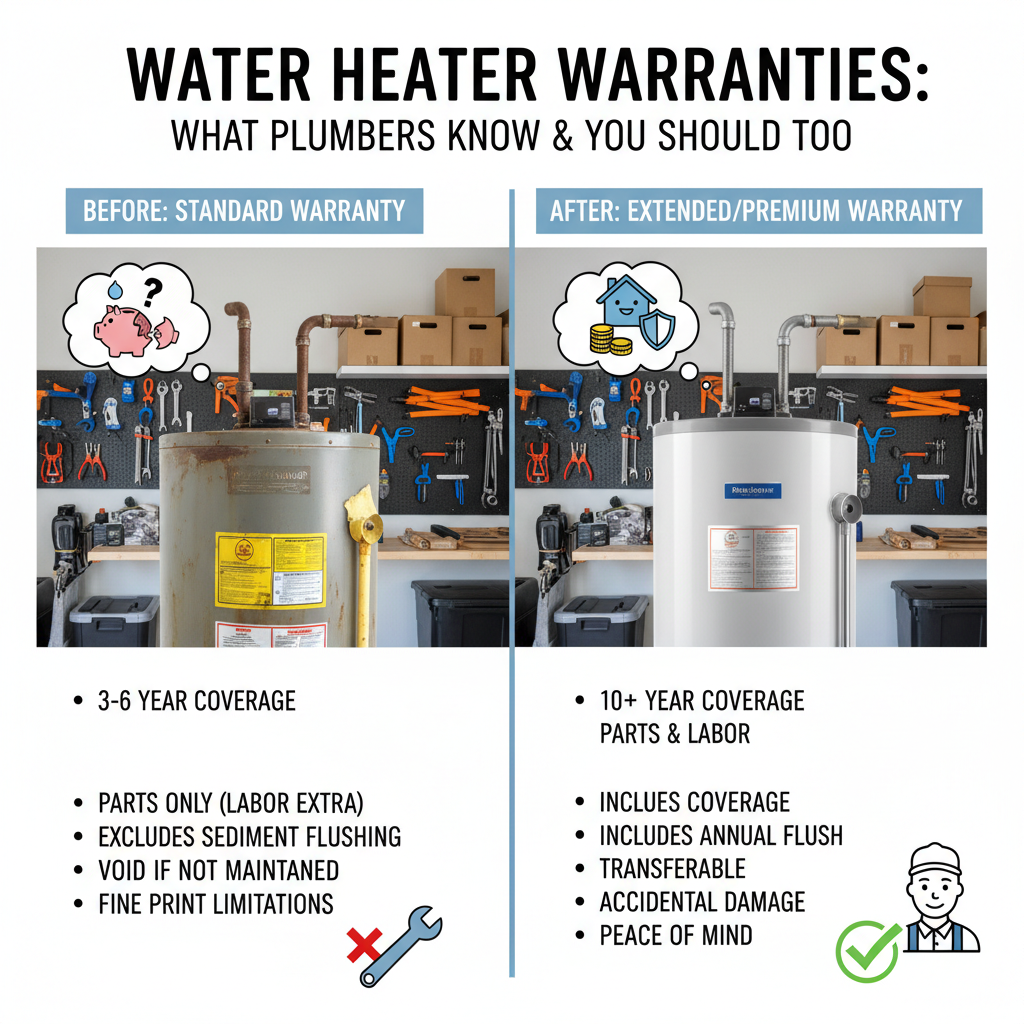 Water Heater Warranties: What Plumbers Know & You Should Too - Comparing options for Water Heater Warranties: What Plumbers Know & You Should Too