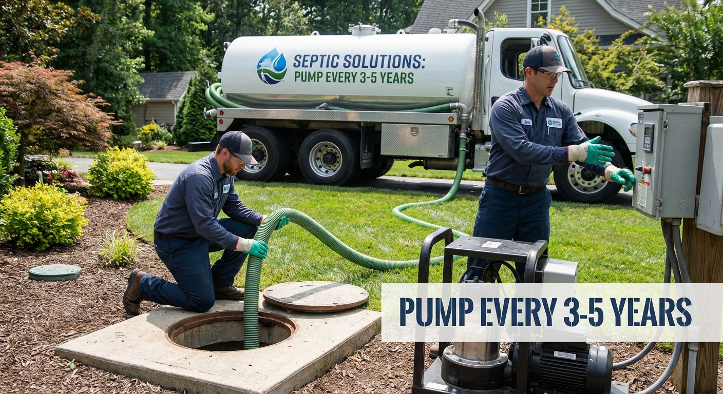 When to Pump Your Septic Tank: Expert Guide to Frequency & Signs - Pump Every 3-5 Years - the top choice for septic professionals