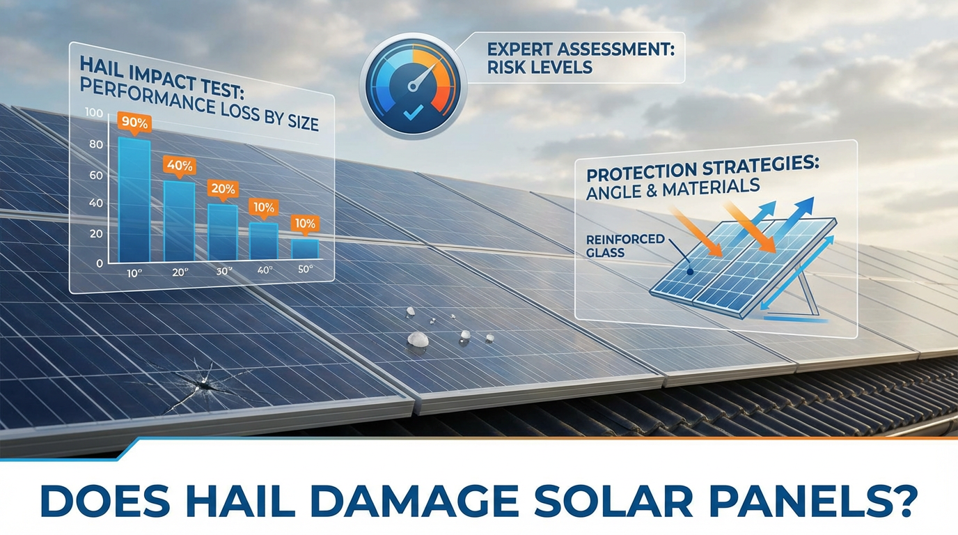 Solar Panel Hail Resistance: 2024 Durability Guide & Protection Tips