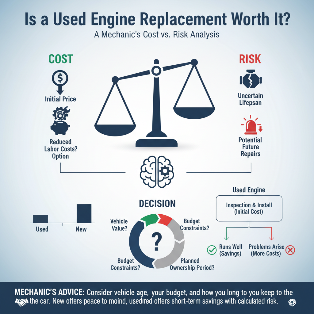 Is a Used Engine Replacement Worth It? A Mechanic's Cost vs. Risk Analysis - Understanding Is a Used Engine Replacement Worth It? A Mechanic's Cost vs. Risk Analysis - visual guide