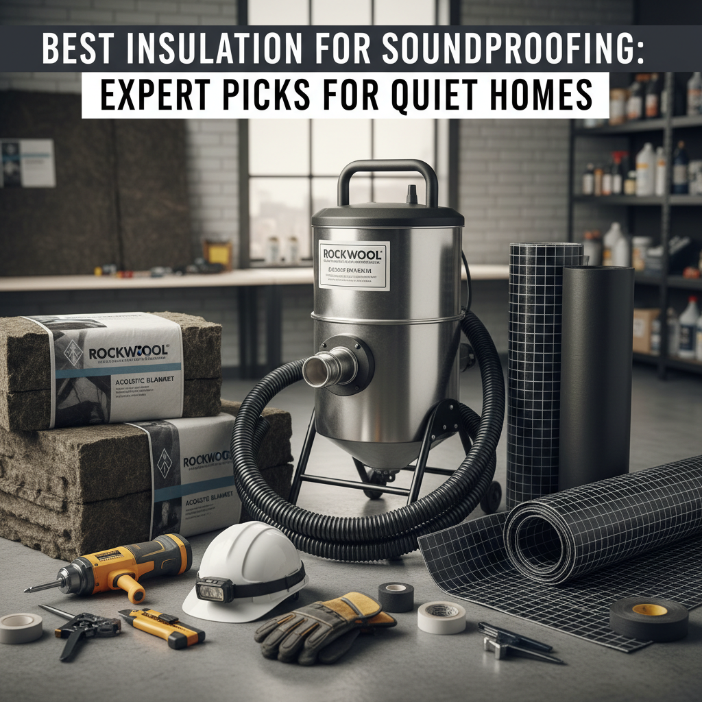 Best Insulation for Soundproofing: Expert Picks for Quiet Homes - Professional equipment used for Best Insulation for Soundproofing: Expert Picks for Quiet Homes