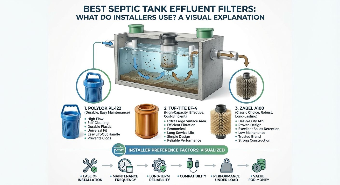 Best Septic Tank Effluent Filters: What Do Installers Use? - Understanding Best Septic Tank Effluent Filters: What Do Installers Use? - visual guide