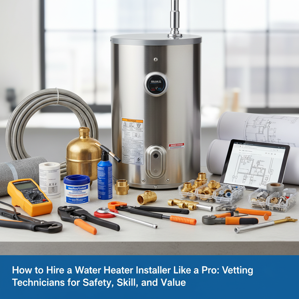 How to Hire a Water Heater Installer Like a Pro: Vetting Technicians for Safety, Skill, and Value - Professional equipment used for How to Hire a Water Heater Installer Like a Pro: Vetting Technicians for Safety, Skill, and Value