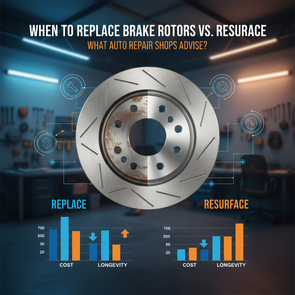 Brake Rotors: Replace vs. Resurface – The Definitive 2024 Guide to Safety, Performance & Value
