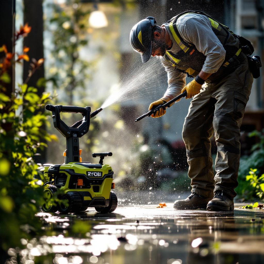 Best Pressure Washer Brands for Home Use: Pro Recommendations - Ryobi - the top choice for power-washing professionals