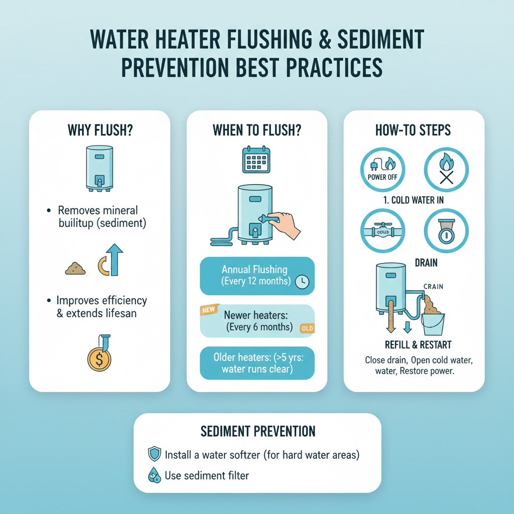 Best Practices for Water Heater Flushing and Sediment Prevention - Understanding Best Practices for Water Heater Flushing and Sediment Prevention - visual guide