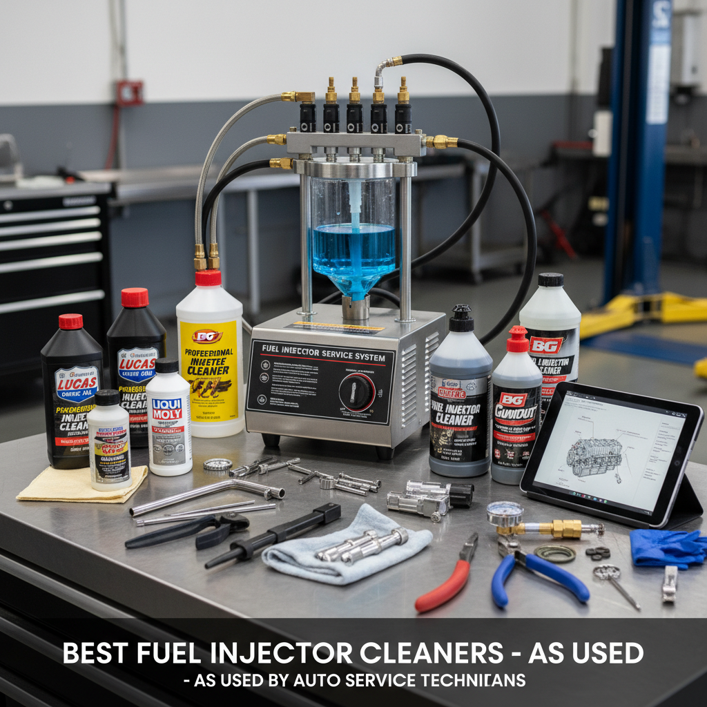 Best Fuel Injector Cleaners According to Auto Service Technicians - Professional equipment used for Best Fuel Injector Cleaners According to Auto Service Technicians