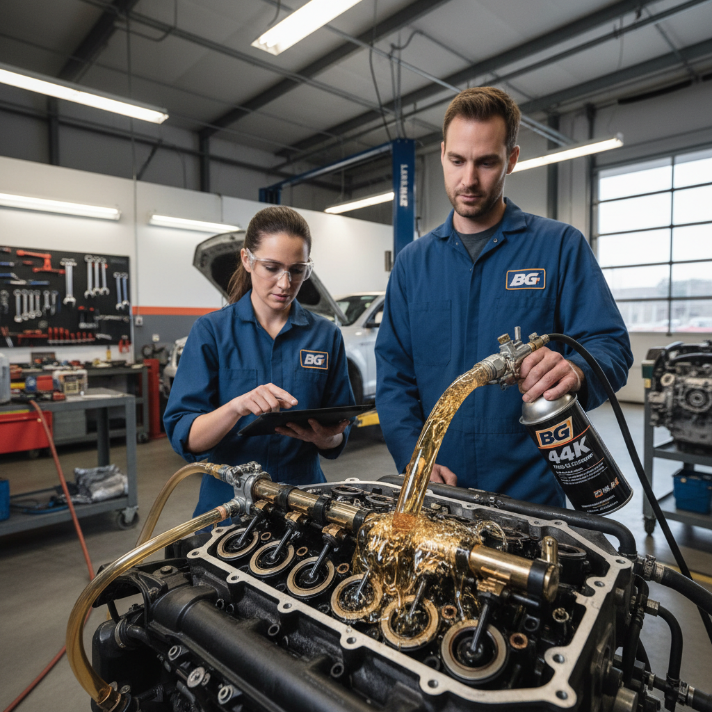 Best Fuel Injector Cleaners According to Auto Service Technicians - BG 44K Fuel System Cleaner - the top choice for auto-repair professionals