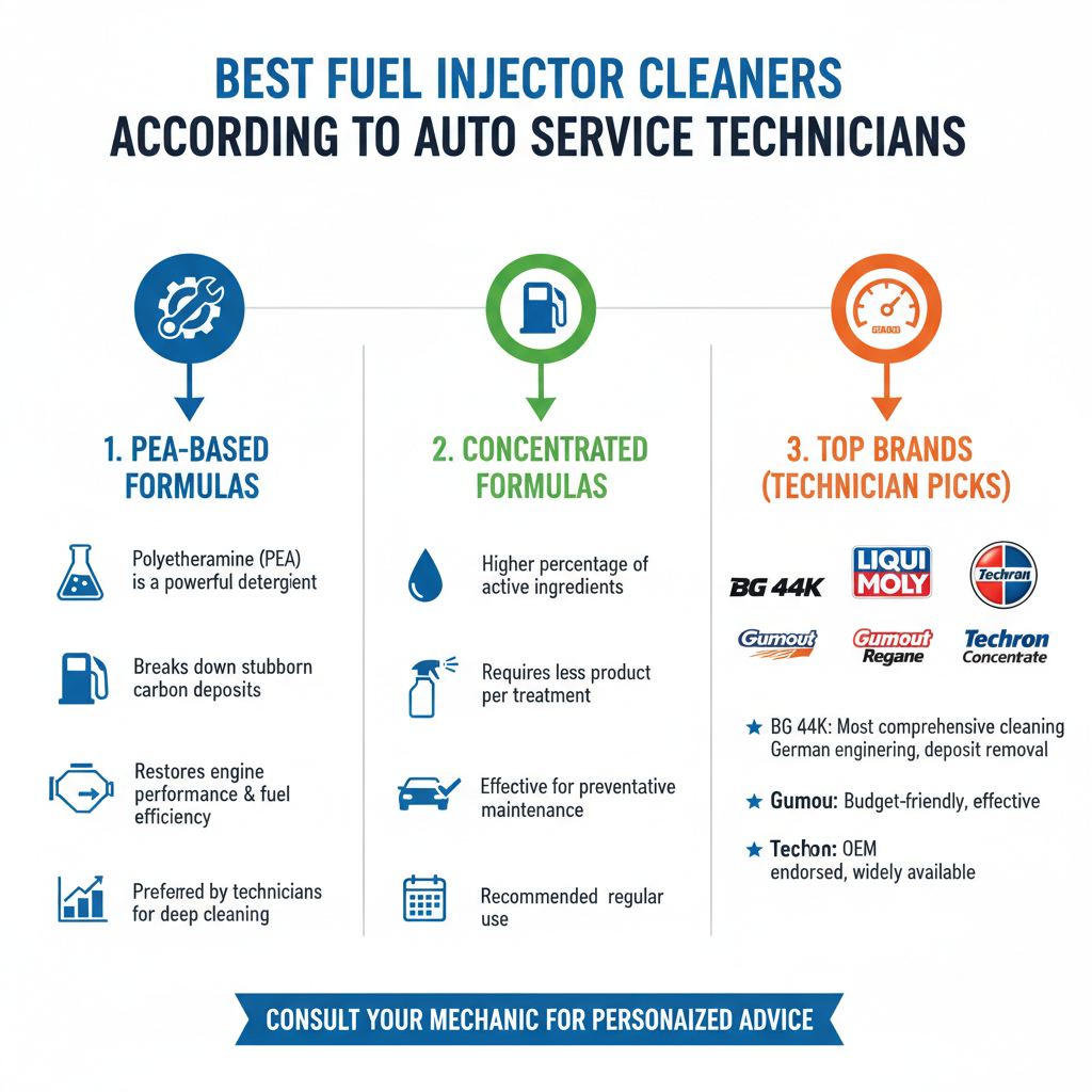 Best Fuel Injector Cleaners According to Auto Service Technicians - Understanding Best Fuel Injector Cleaners According to Auto Service Technicians - visual guide